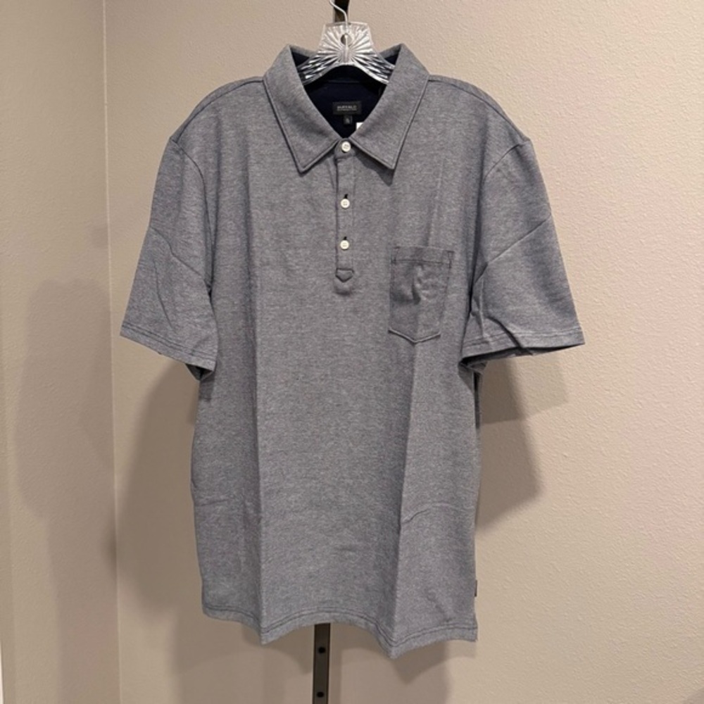 NWT Buffalo David Bitton men’s short sleeve polo shirt size XL